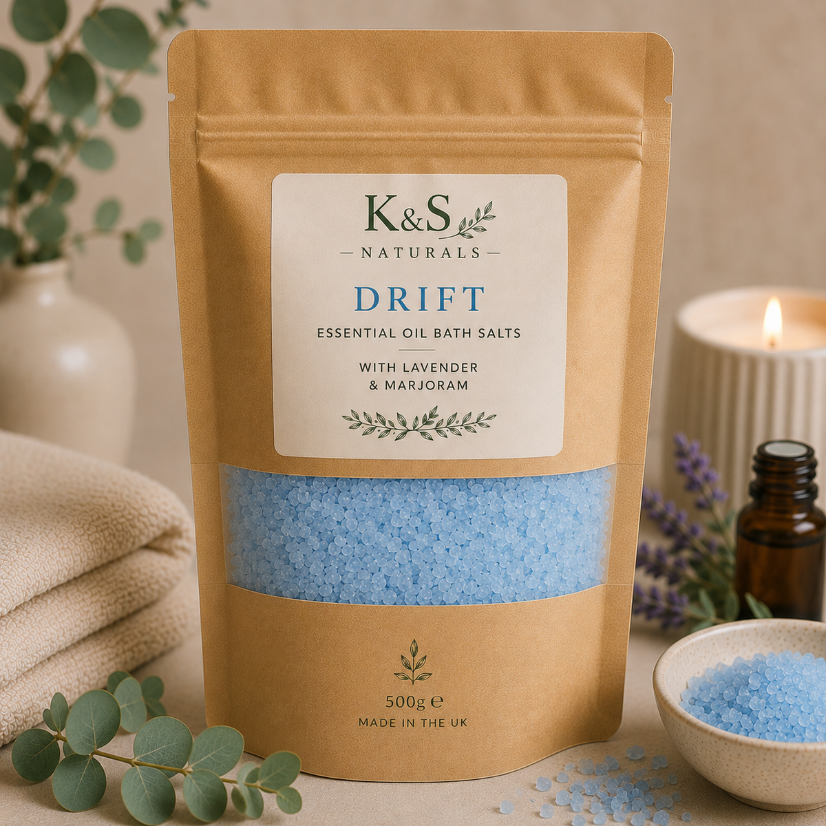 Essential Oil Bath Salts