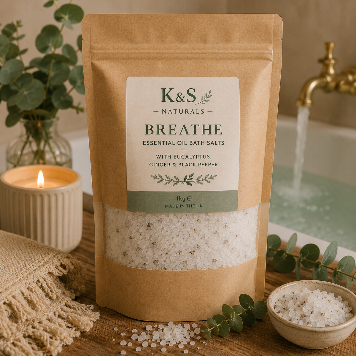 Essential Oil Bath Salts