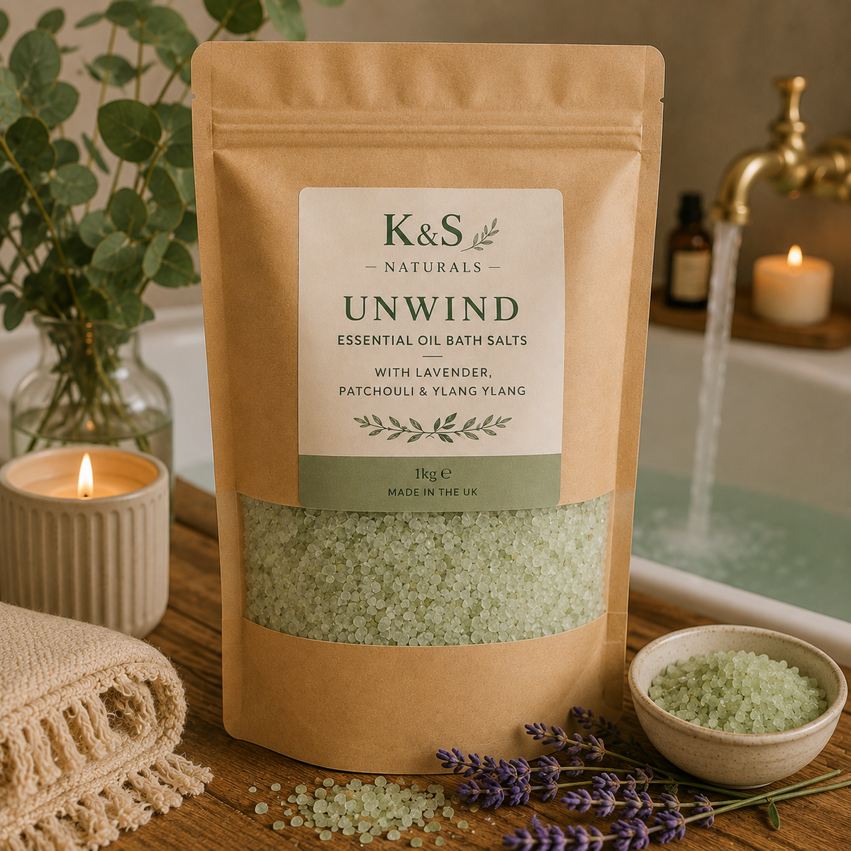 Essential Oil Bath Salts