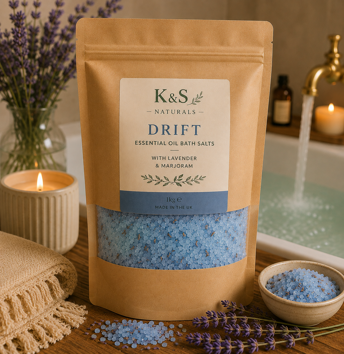 Essential Oil Bath Salts