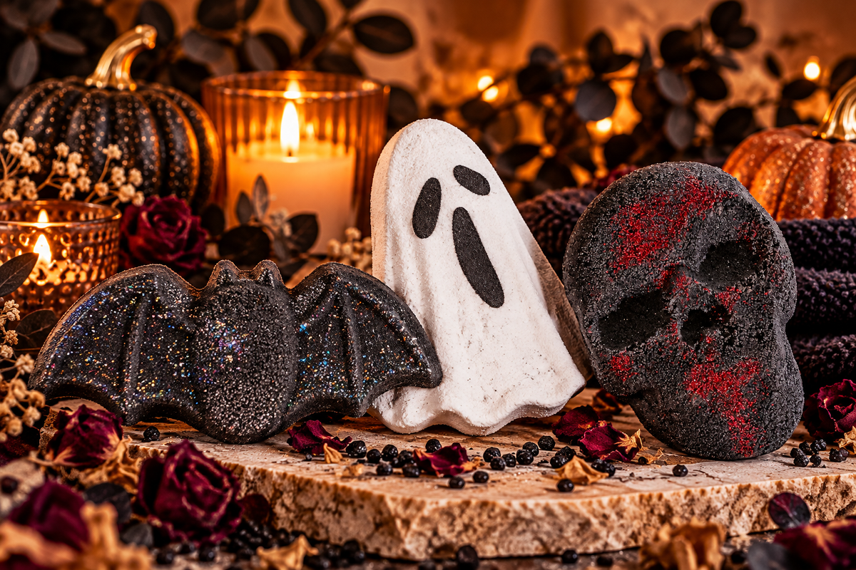Spooky Halloween Bath Bombs