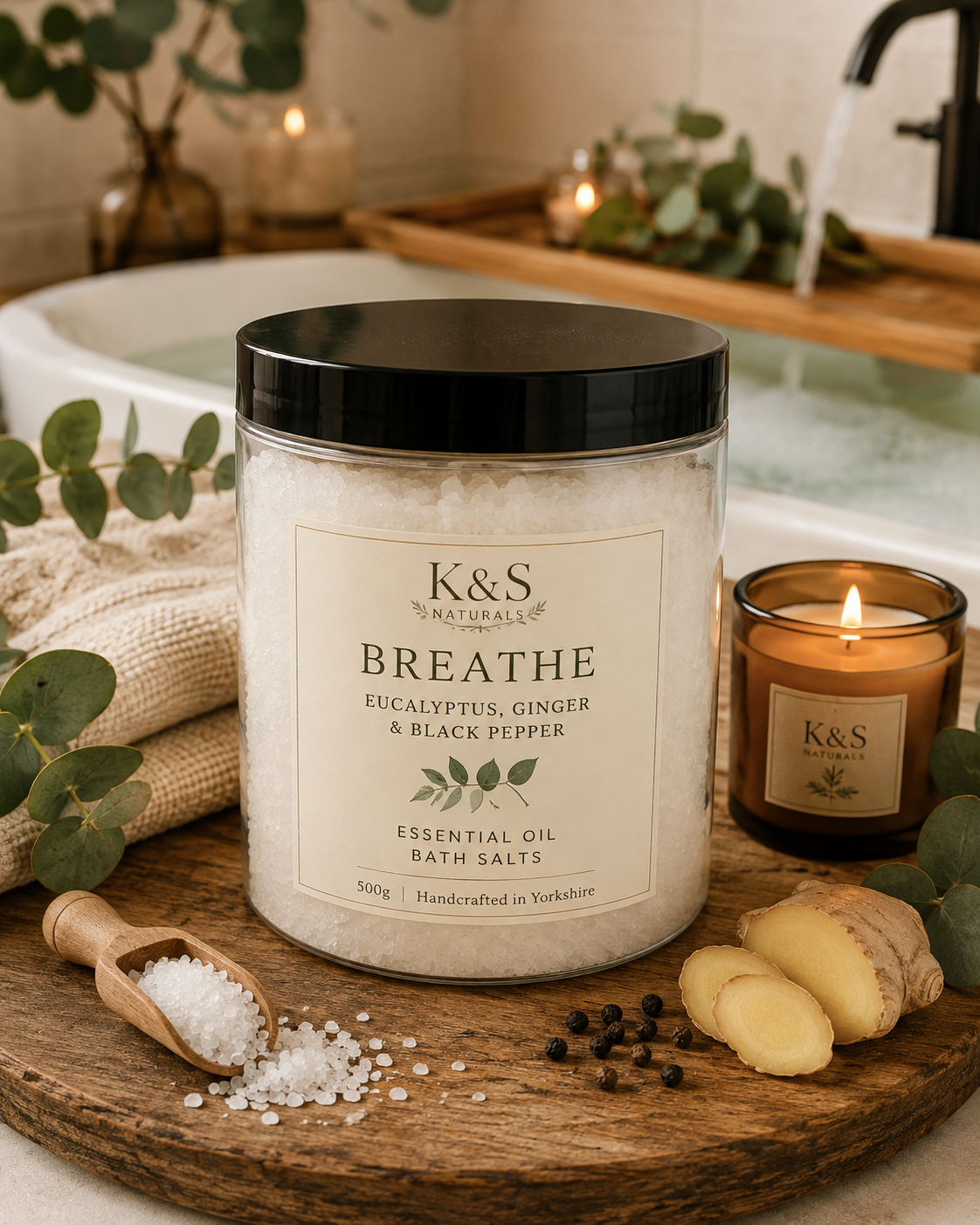 Essential Oil Bath Salts